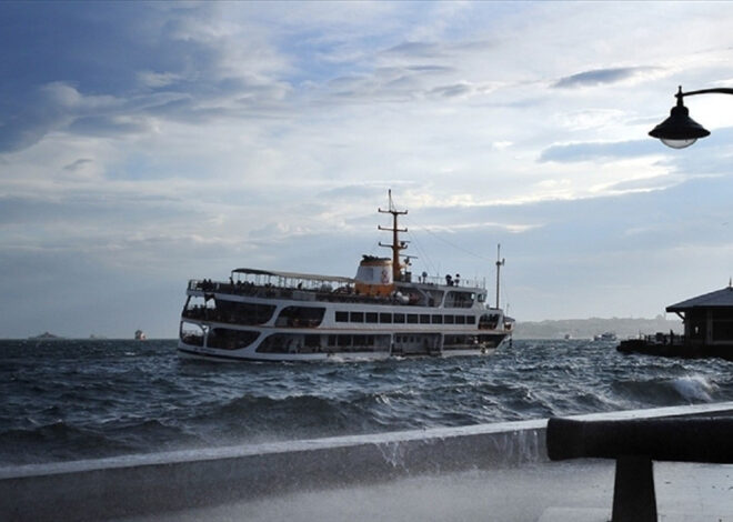 İstanbul’da lodos: Vapur seferleri ikinci bir duyuruya kadar iptal